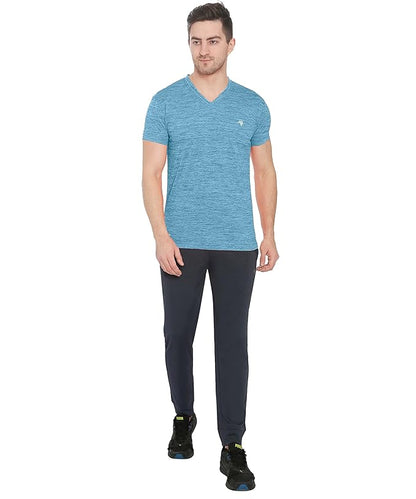 Genx Men's Solid Regular Fit T-Shirt