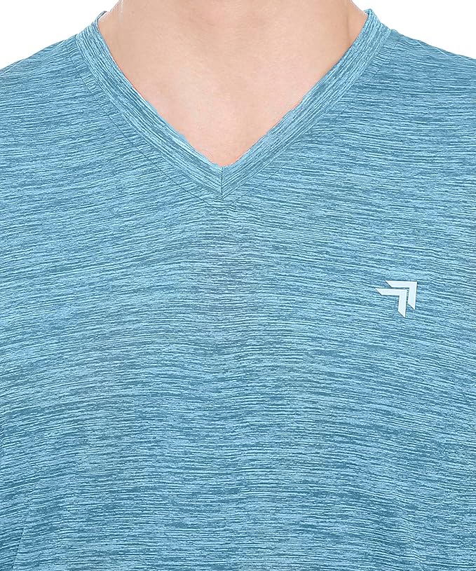 Genx Men's Solid Regular Fit T-Shirt