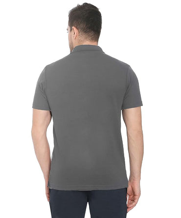 Genx Men's Polyester Halfsleeve Polo T-Shirt