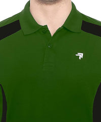 Genx Men's Polyester Halfsleeve Polo T-Shirt