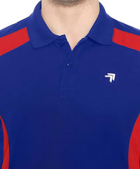 Genx Men's Polyester Halfsleeve Polo T-Shirt