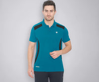 Genx Men's Polyester Halfsleeve Polo T-Shirt