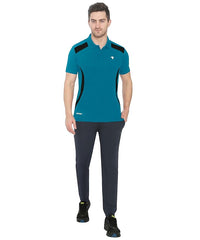 Genx Men's Polyester Halfsleeve Polo T-Shirt