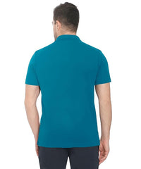 Genx Men's Polyester Halfsleeve Polo T-Shirt