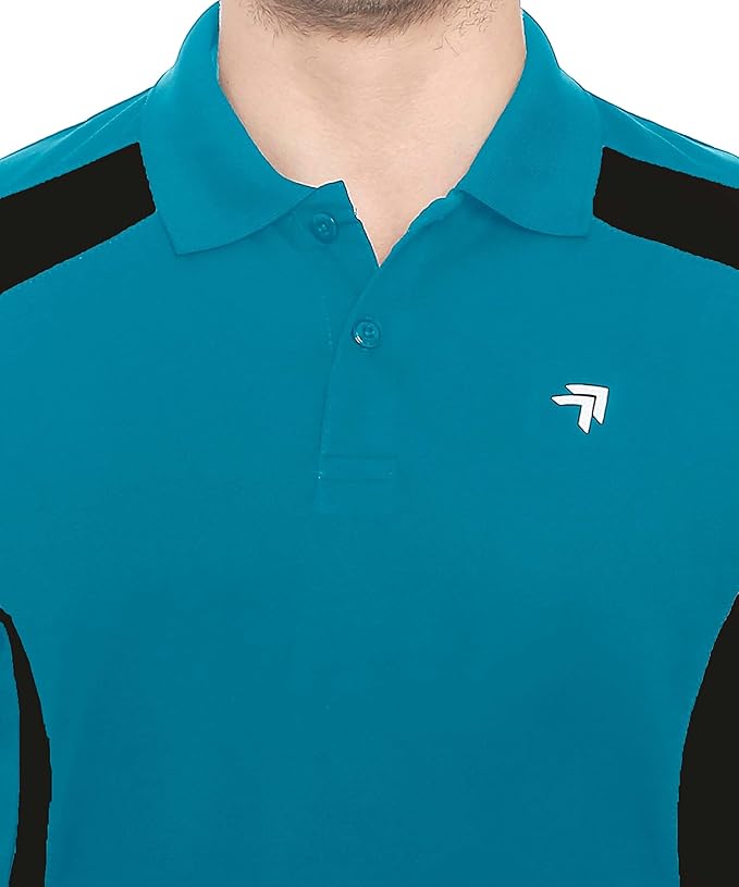 Genx Men's Polyester Halfsleeve Polo T-Shirt