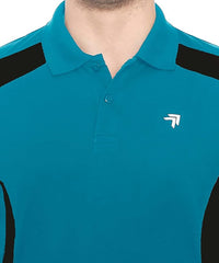 Genx Men's Polyester Halfsleeve Polo T-Shirt
