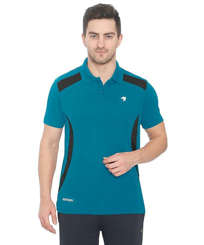 Genx Men's Polyester Halfsleeve Polo T-Shirt