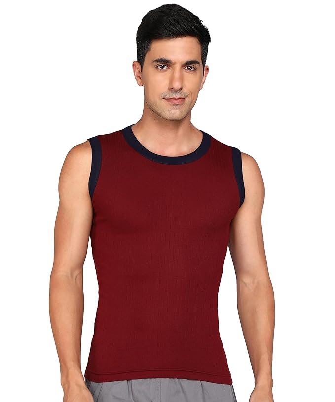 Genx Men's Regular Fit Vest (Pack of 3)