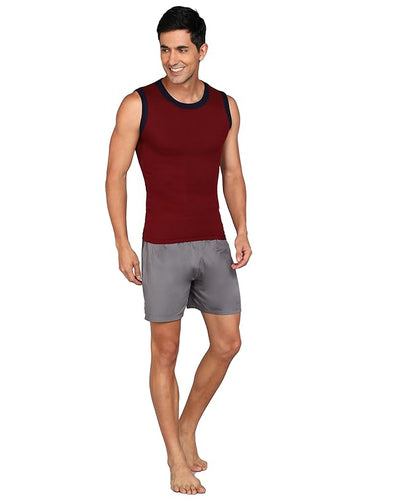 Genx Men's Regular Fit Vest (Pack of 3)