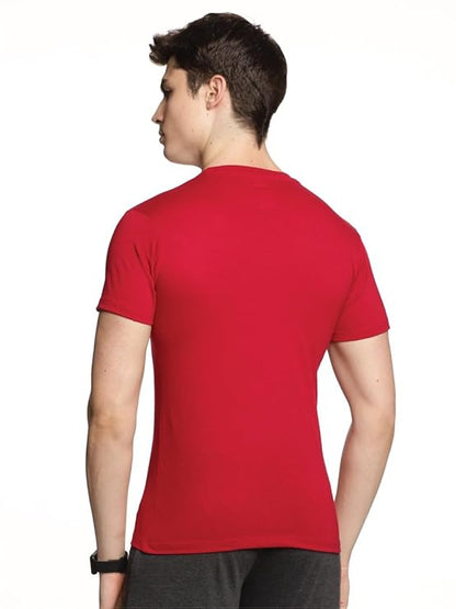 Genx Men's Essential 100% Cotton T-Shirt – Classic, Comfortable, Long-Lasting Colors