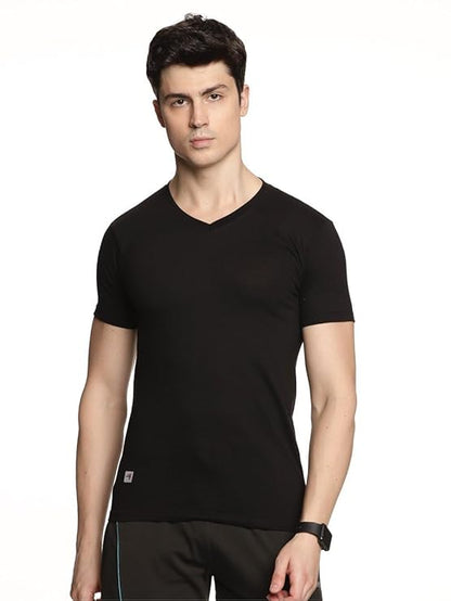 Genx Men's Essential 100% Cotton T-Shirt – Classic, Comfortable, Long-Lasting Colors