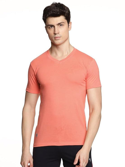 Genx Men's Essential 100% Cotton T-Shirt – Classic, Comfortable, Long-Lasting Colors