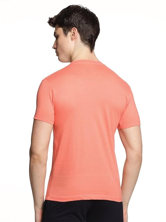 Genx Men's Essential 100% Cotton T-Shirt – Classic, Comfortable, Long-Lasting Colors