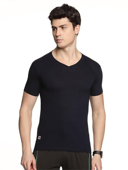 Genx Men's Essential 100% Cotton T-Shirt – Classic, Comfortable, Long-Lasting Colors