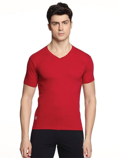 Genx Men's Essential 100% Cotton T-Shirt – Classic, Comfortable, Long-Lasting Colors