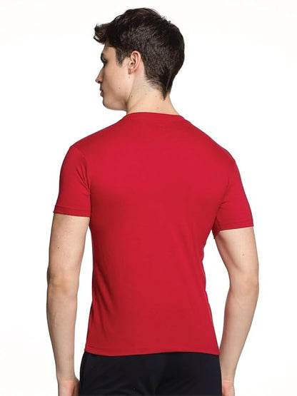 Genx Men's Essential 100% Cotton T-Shirt – Classic, Comfortable, Long-Lasting Colors