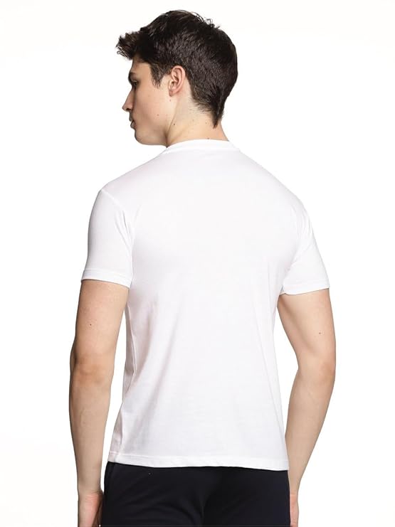 Genx Men's Essential 100% Cotton T-Shirt – Classic, Comfortable, Long-Lasting Colors