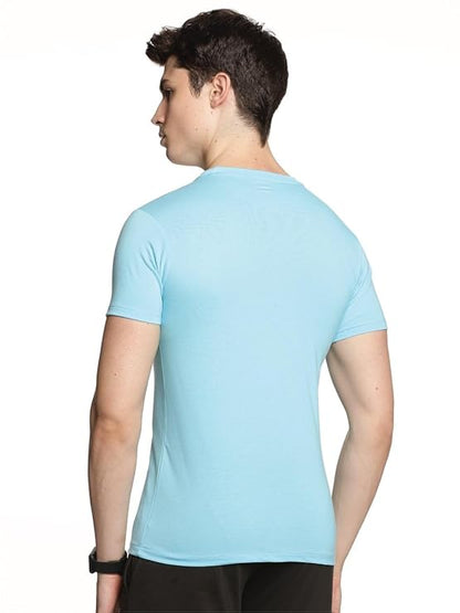 Genx Men's Essential 100% Cotton T-Shirt – Classic, Comfortable, Long-Lasting Colors