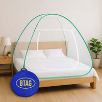Btag Premium Mosquito NET Mosquito full bed Net | Extra Mosquito Protection | 30GSM Strong Net