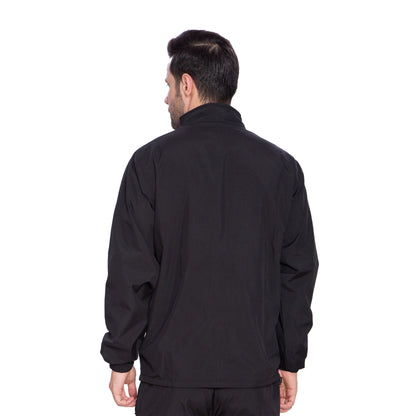 Btag Men's Winter Solid Polyester Full Zip Sportswear Regular Fit Jacket, Pack of 1