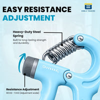 Bimla Traders Advanced Hand Grip Exerciser with Counter – Heavy-Duty 60 KG Forearm & Wrist Strength Trainer