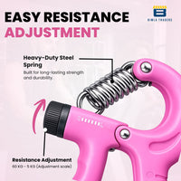 Bimla Traders Advanced Hand Grip Exerciser with Counter – Heavy-Duty 60 KG Forearm & Wrist Strength Trainer