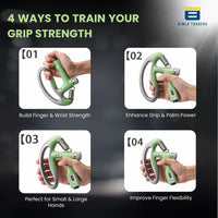 Bimla Traders Hand Gripper with Counter – Adjustable Grip Strengthener, 100 KG Capacity for Forearm, Wrist & Finger Workout Men & Women