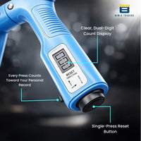 Bimla Traders Hand Gripper with Counter – Adjustable Grip Strengthener, 100 KG Capacity for Forearm, Wrist & Finger Workout Men & Women