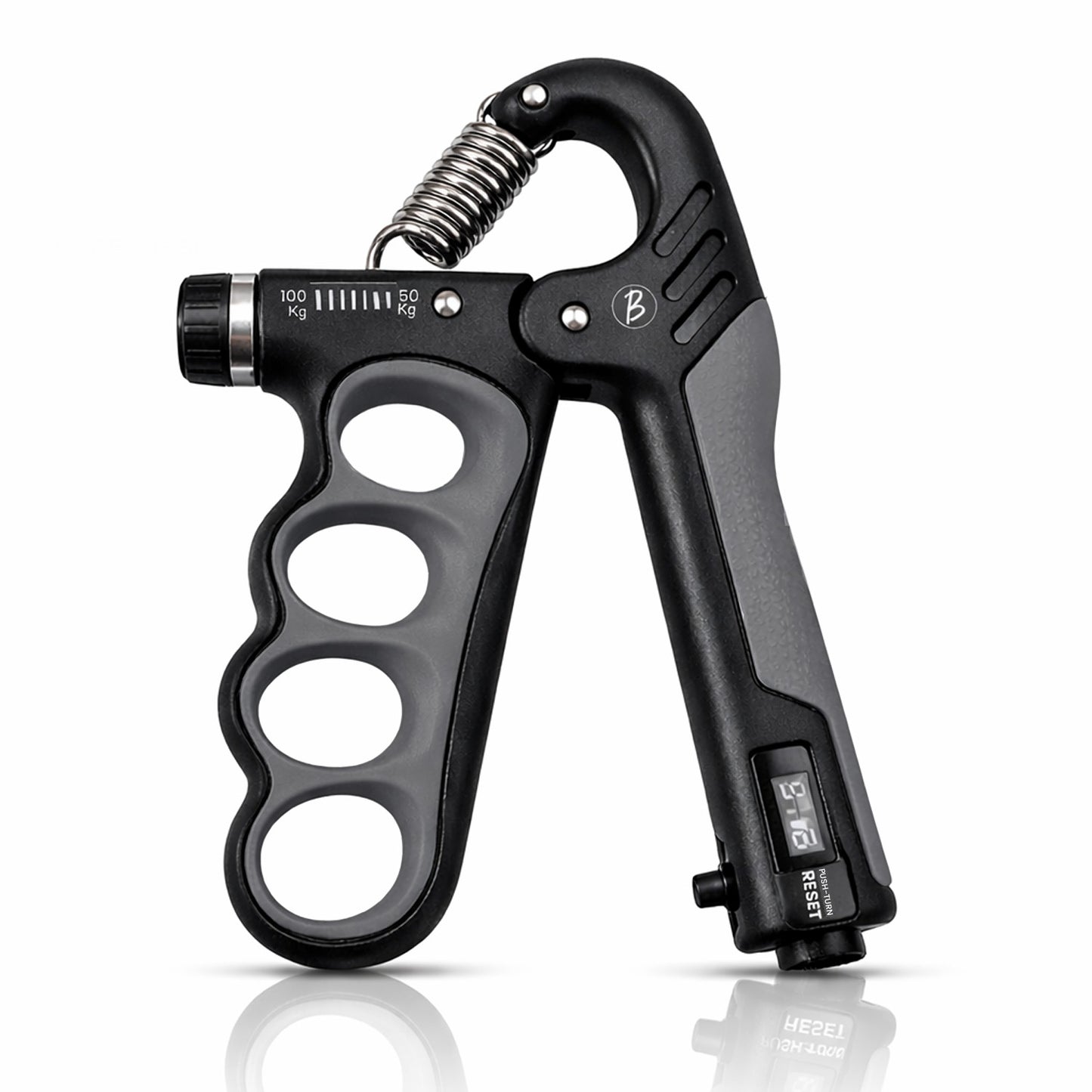 Btag Advanced Hand Grip Exerciser with Counter – Heavy-Duty 100 KG Forearm & Wrist Strength Trainer