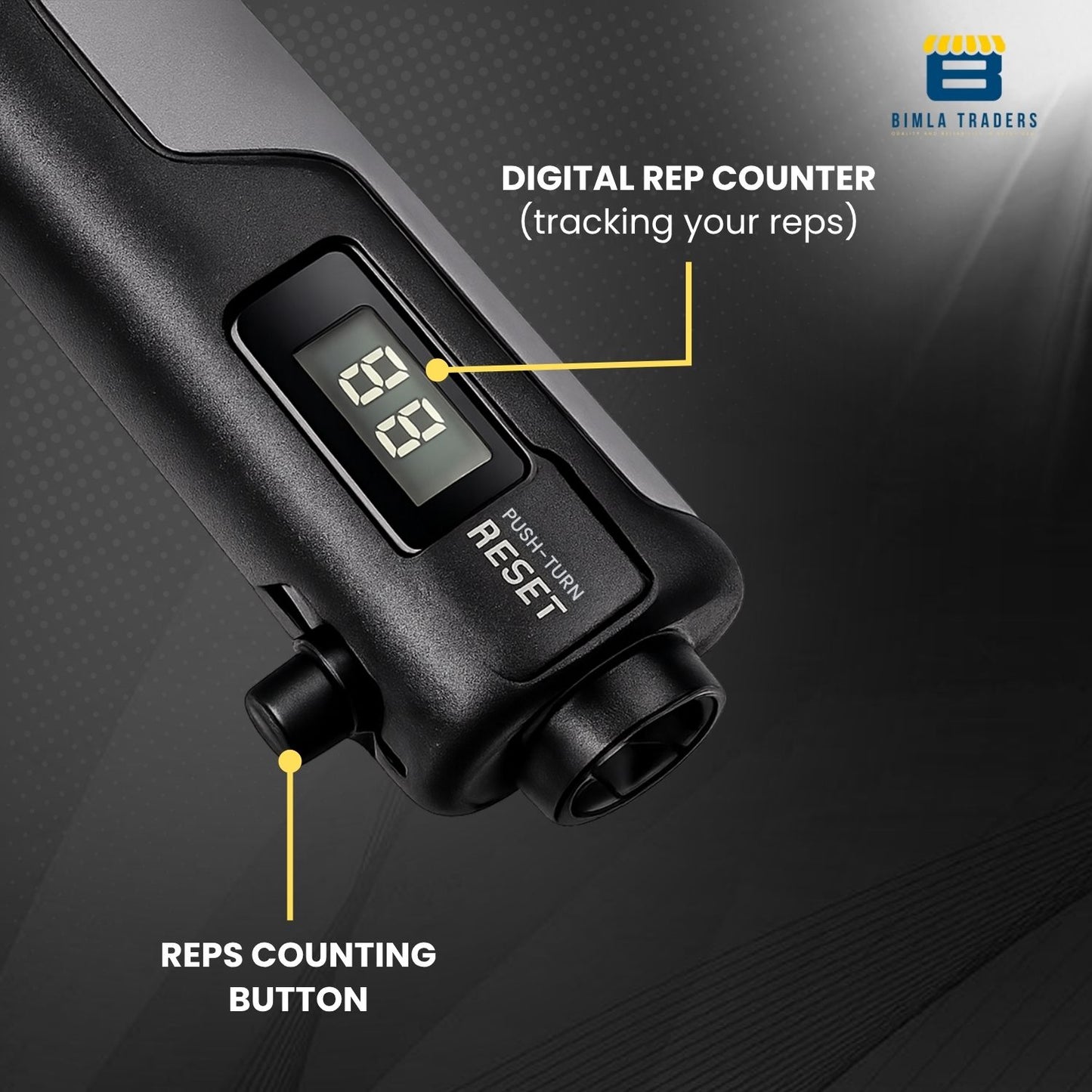 Btag Advanced Hand Grip Exerciser with Counter – Heavy-Duty 100 KG Forearm & Wrist Strength Trainer