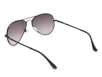 IDEE 100% UV protected sunglasses for Unisex | Size- Large | Shape- Aviator | Model- IDS2500C15SG (Shiny Black)