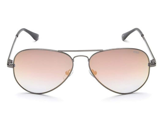 IDEE 100% UV protected sunglasses for Unisex | Size- Large | Shape- Aviator | Model- IDS2500C43SG