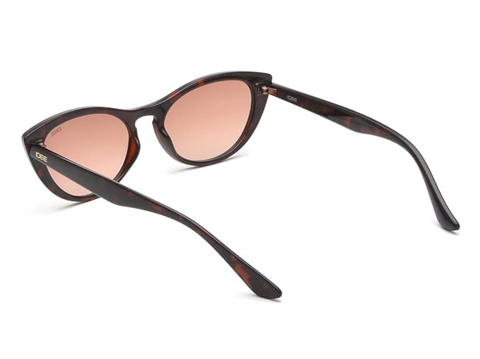 IDEE 100% UV protected sunglasses for Women | Size- Medium | Shape- Cat Eye | Model- IDS2645C2SG (Brown)