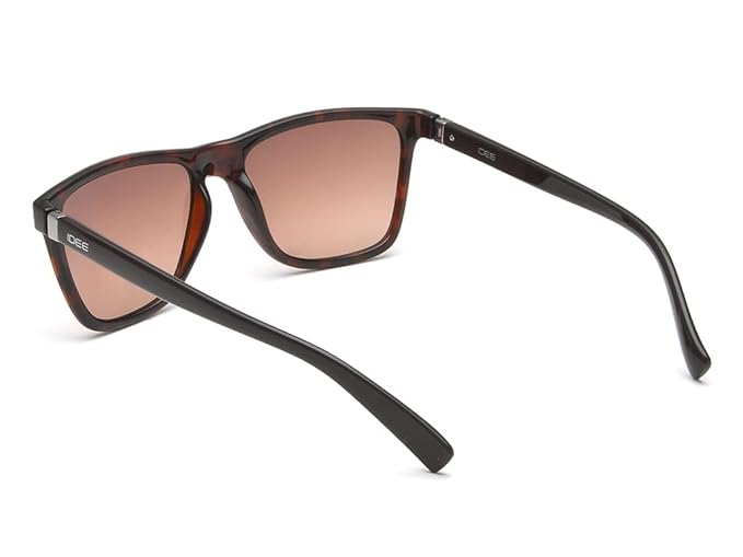 IDEE Men’s UV Protected Brown Polycarbonate Square sunglass