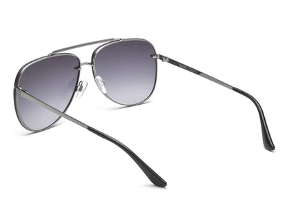 IDEE 100% Uv Protected Silver Sunglasses For Men, Size- Large, Shape- Aviator, Model- Ids2765C2Sg