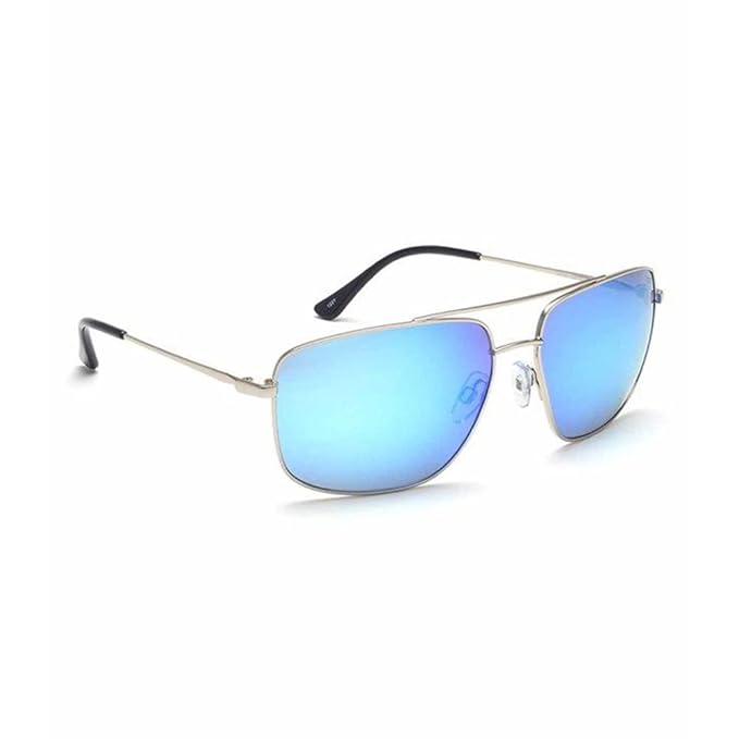 IDEE Uv Protected Sunglasses For Men | Size- Large | Shape- Square | Model- Ids2792C3Sg, Silver