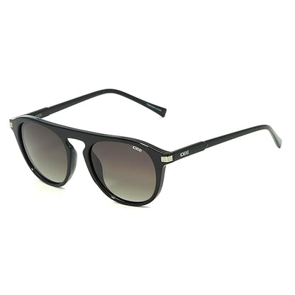 IDEE Round sunglasses IDEE-S2801-C4P Medium Black sunglasses for Unisex Adult