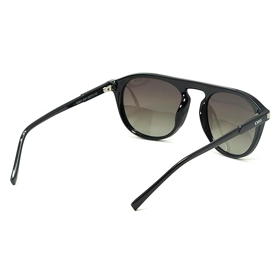 IDEE Round sunglasses IDEE-S2801-C4P Medium Black sunglasses for Unisex Adult