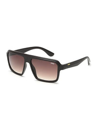 IDEE 100% UV protected sunglasses for men with Brown polycarbonate frame | Size - Large with Brown colored lens