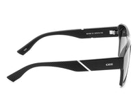 IDEE 100% UV protected sunglasses for men with Black polycarbonate frame | Size - Large with Grey colored lens