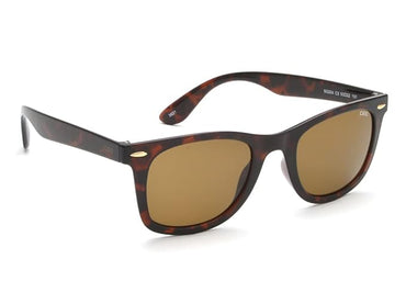 IDEE 100% UV protected sunglasses for Men | Size- Medium | Shape- Wayfarer | Model- IDSO204C3SG (Brown)