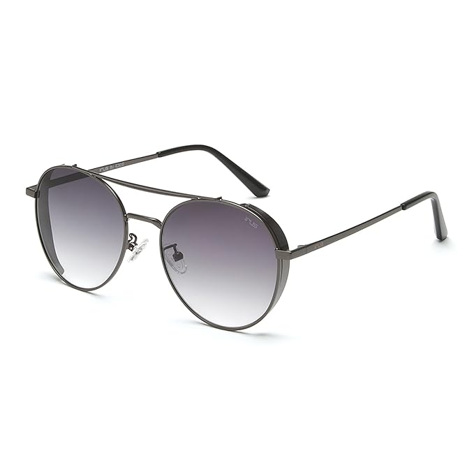 IRUS 100% UV protected sunglasses for Men | Size- Large | Shape- Round | Model- IRS1092C2SG