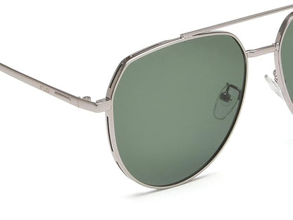 IRUS Men’s UV Protected Green Alloy Metal Pilot sunglass