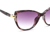 IRUS 100% UV protected sunglasses for Women | Size- Medium | Shape- Cat Eye | Model- IRS1206C4SG (Purple)
