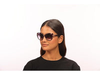 IRUS 100% UV protected sunglasses for Women | Size- Medium | Shape- Cat Eye | Model- IRS1206C4SG (Purple)