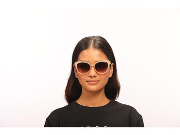 IRUS Uv Protected Sunglasses For Women | Size- Medium | Shape- Cat Eye | Model- Irs1207C4Sg, Beige