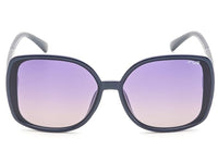 IRUS Uv Protected Sunglasses For Women | Size- Large | Shape- Square | Model- Irs1213C3Sg, Blue