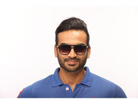 IRUS 100% UV protected sunglasses for Men | Size- Large | Shape- Square | Model- IRS1223C1SG