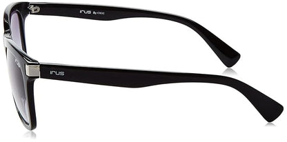 IRUS Uv Protected Sunglasses For Men | Size- Medium | Shape- Square | Model- Irso105C1Sg, Black