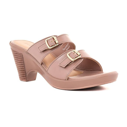 Khadim's Sharon High Heel Cone Slip On Sandal for Women